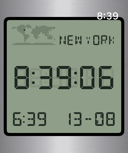 World Timer face
